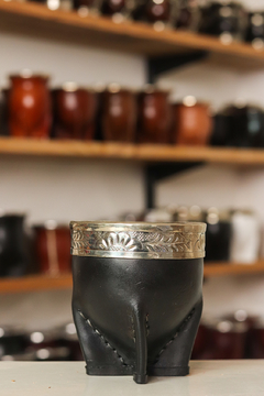 Mate Imperial de calabaza virola cincelada. - tienda online