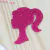 Aplique de E.V.A com glitter - Barbie 3 unid. - comprar online