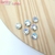 Chaton Caixa Redondo Fundo Prata 7mm - loja online