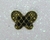 Chaton Jóia Dourado Borboleta com Strass