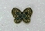 Chaton Jóia Dourado Borboleta com Strass - comprar online