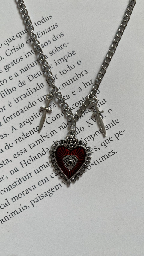 Colar heart dark - comprar online