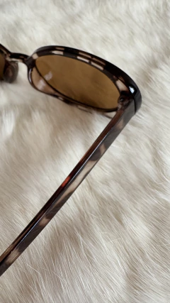 Óculos sol tartaruga lente marrom