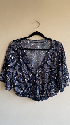 Cropped floral - comprar online