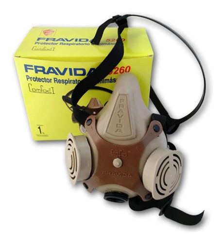 Protector Respiratorio Fravida Confos Para Dos Filtros