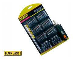 Puntas Y Tubos Para Atornillar Black Jack X 58 Pcs Con Porta - comprar online