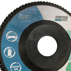 Disco Flap Grano 60 Ferreteria Express 115 Mm Madera Metal en internet
