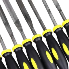 Limas Matricero 4 X 160 Mm Set X 10 Unidades Triangular Plan - comprar online