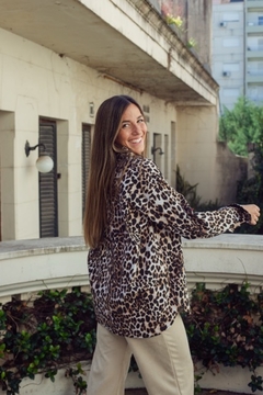 Maxi camisa Felisa animal print