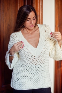 Sweater Alfonsina natural - tienda online