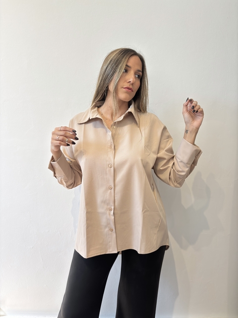 Maxi camisa Robbie vison - comprar online