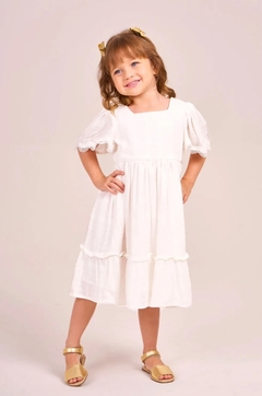 Vestido Branco Rendinha na internet