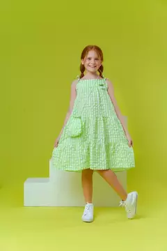 Vestido Cerejinha Verde - comprar online