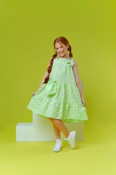 Vestido Cerejinha Verde