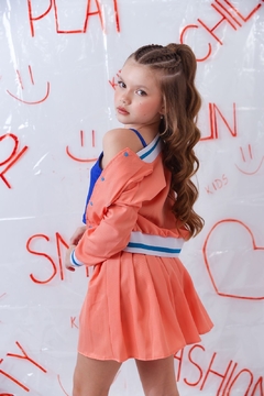 Conjunto World College Laranja na internet