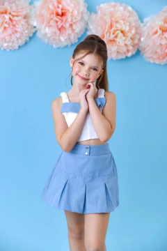 Conjunto Lua Linho - Amora Kids
