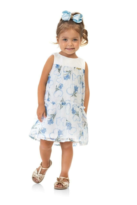 Vestido Rendinha Azul