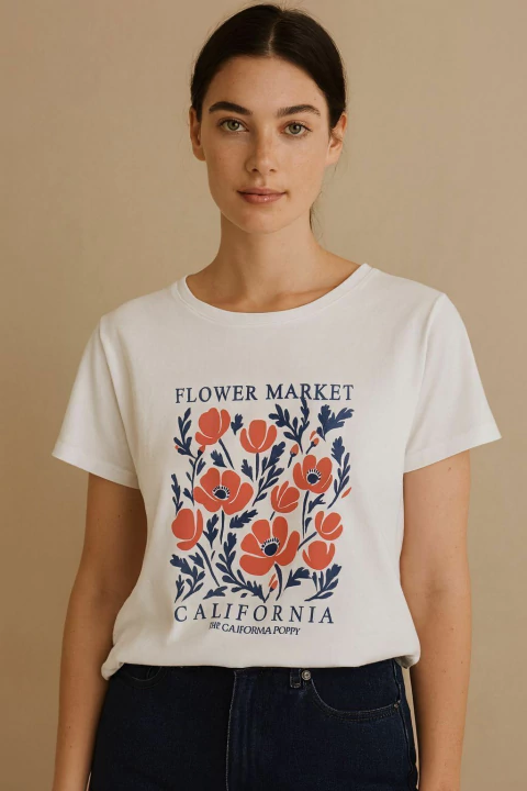 Remera Flower - comprar online