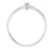 Pulsera plata 925 corazon 18 cm - comprar online