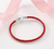 Pulsera cuero y plata