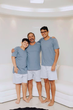 Short Samba Canção de Algodão Masculino