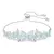 Pulsera Lilia, Mariposa, Azul, Baño de rodio