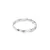Brazalete Swarovski Hyperbola Tallas mixtas Blanco con Recubrimiento en Baño de rodio - Virgili Ghio