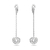 Aros Swarovski de clip Generation con Baño de rodio