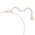 Colgante Swarovski Stella Talla de cometa Estrella Blanco con Baño tono oro rosa - tienda online