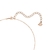 Collar Swarovski Sparkling Dance Blanco con Baño tono oro rosa - Virgili Ghio