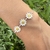 Pulsera margaritas en Plata 925 con esmalte - comprar online