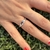 Anillo ondas en Plata 925 con cubics - comprar online