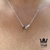 Conjunto donas entrelazadas en Plata 925 con cubics