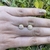 Aros circle en Plata 925 gold con esmaltado y cubics