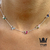 Gargantilla maripositas multicolores en Plata 925 - comprar online