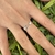 Anillo gatito abierto Plata 925 con cubics - comprar online