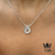 Conjunto lazito en Plata 925 con baguettes y cubics - comprar online