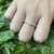 Anillo en V en Plata 925 con cubics - comprar online