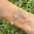 Pulsera esclava VC en Plata 925 gold con cubics - comprar online