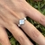 Anillo triple VC en Plata 925 con cubics y nacar - comprar online