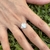 Anillo VC en Plata 925 con cubics y nacar - comprar online