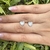 Aros corazones en Plata 925 con cubics y nacar - comprar online