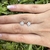 Aros florcita en Plata 925 con baguettes - comprar online