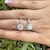 Aros circulos colgante en Plata 925 con cubics - comprar online