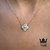Conjunto doble VC en Plata 925 gold con cubics y esmalte - comprar online