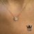 Conjunto mini flower en Plata 925 gold con cubics - comprar online
