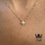 Conjunto mini LV en Plata 925 gold con cubics - comprar online