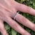 Anillo corazon en Plata 925 con cubics