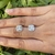 Aros square en Plata 925 con cubics