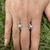 Aros argollitas en Plata 925 con cubics